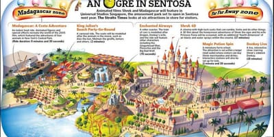 Kat jeyografik nan Studio Inivèsèl Singapore